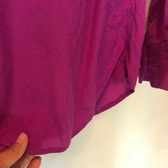 Equipment Malbec Super Vintage Slim Signature Button Up Top size M - Picture 11 of 12